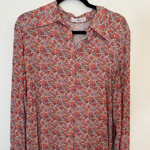 Floral Print Button Down